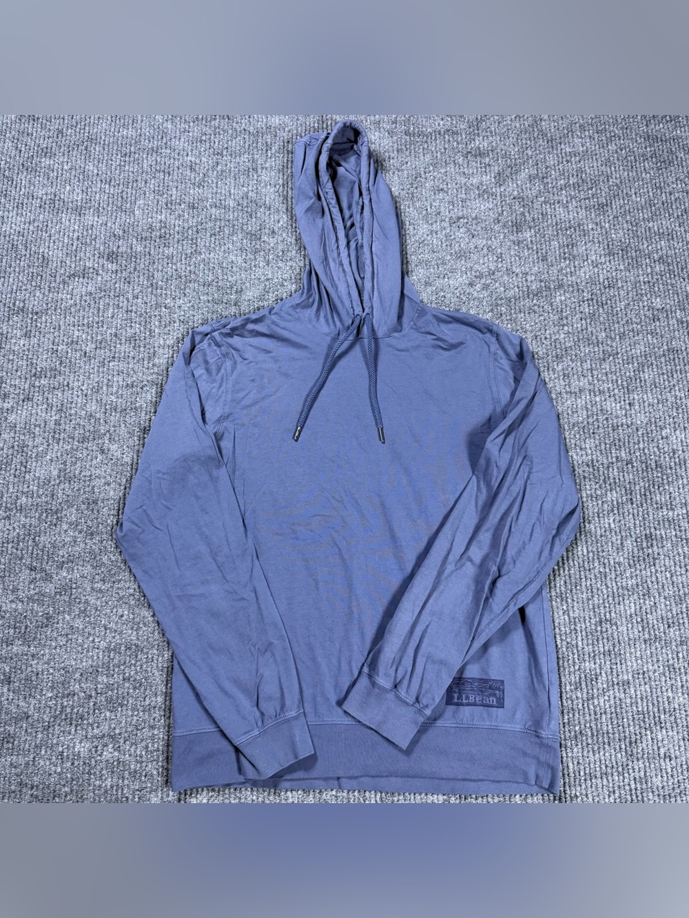 LL Bean Hoodie Sweatshirt Lakewashed Pullover Mens Sz Medium Athleisure Hike